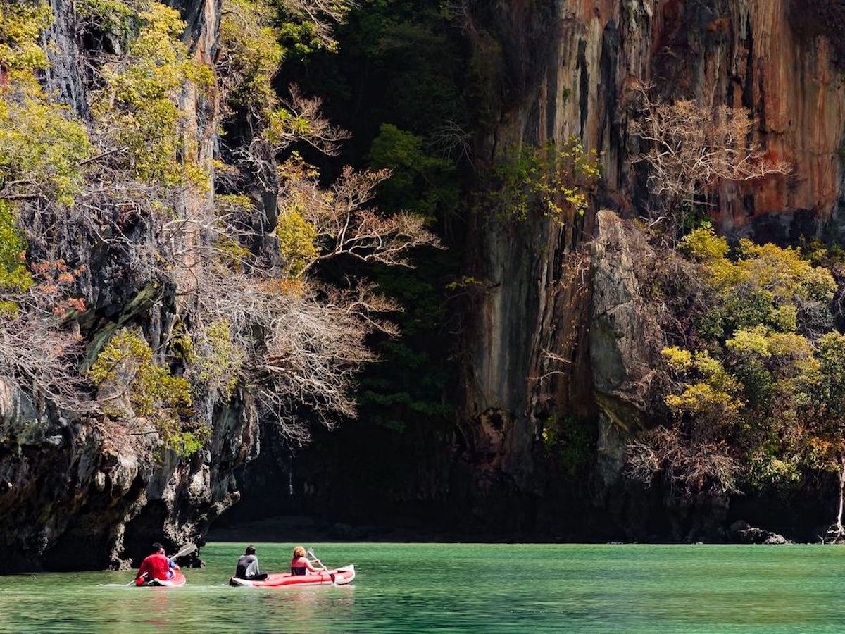 Kajakken in Ao Thalane