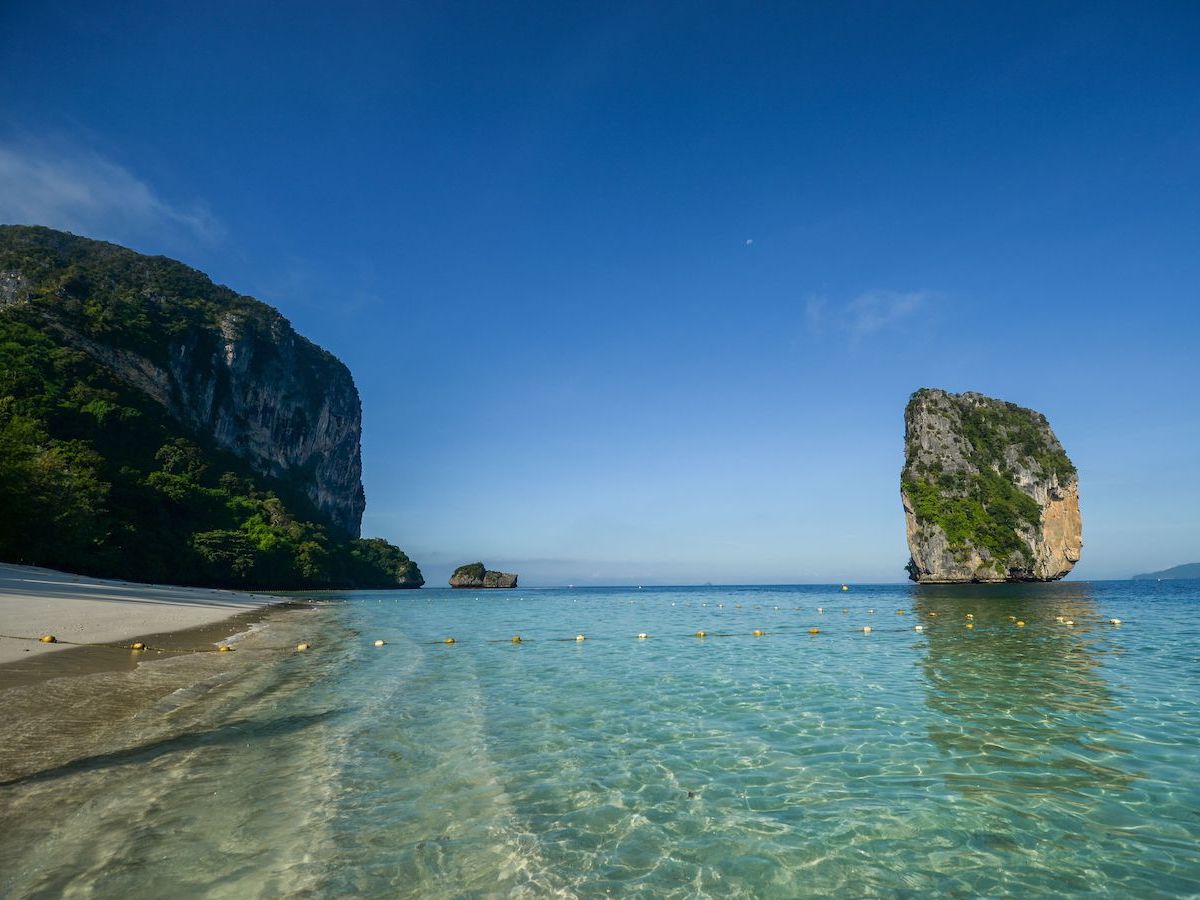 Vier Inseln mit dem Schnellboot